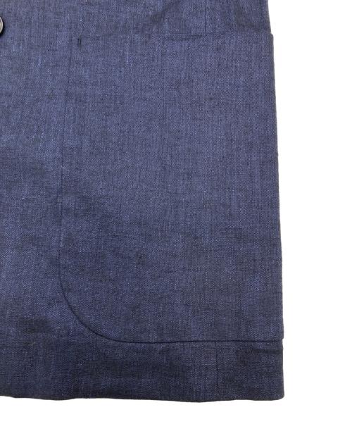 theory（セオリー）theory (セオリー) ECO.SHARKSKINダブルジャケット ネイビー サイズ:40 未使用品の古着・服飾アイテム
