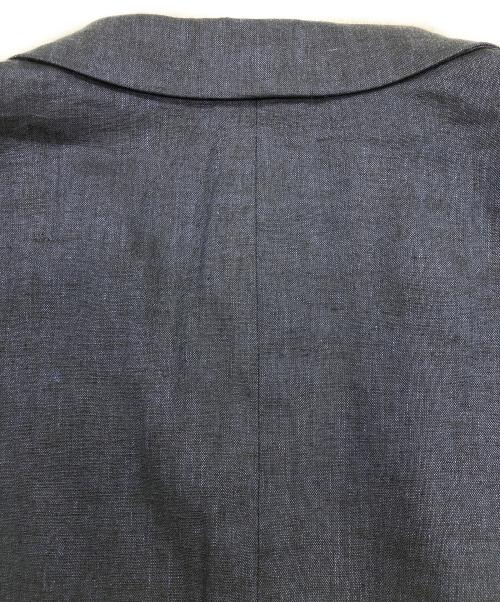 theory（セオリー）theory (セオリー) ECO.SHARKSKINダブルジャケット ネイビー サイズ:40 未使用品の古着・服飾アイテム