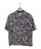 URBAN RESEARCHアーバンリサーチ）の古着「LONGCHAMP PRINT SHIRTS」｜ネイビー×ブラック