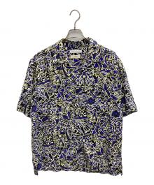 URBAN RESEARCH（アーバンリサーチ）の古着「LONGCHAMP PRINT SHIRTS」｜ネイビー×ブラック