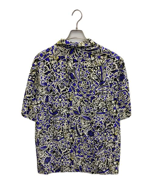 URBAN RESEARCH（アーバンリサーチ）URBAN RESEARCH (アーバンリサーチ) LONGCHAMP PRINT SHIRTS ネイビー×ブラック サイズ:L 未使用品の古着・服飾アイテム