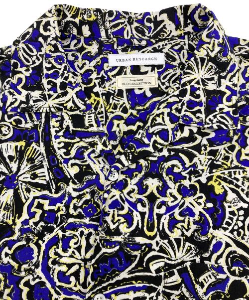 URBAN RESEARCH（アーバンリサーチ）URBAN RESEARCH (アーバンリサーチ) LONGCHAMP PRINT SHIRTS ネイビー×ブラック サイズ:L 未使用品の古着・服飾アイテム