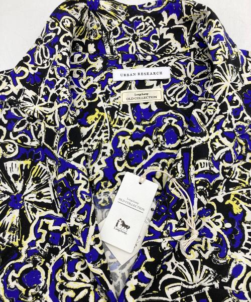 URBAN RESEARCH（アーバンリサーチ）URBAN RESEARCH (アーバンリサーチ) LONGCHAMP PRINT SHIRTS ネイビー×ブラック サイズ:L 未使用品の古着・服飾アイテム