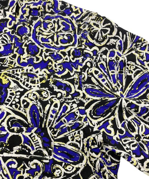 URBAN RESEARCH（アーバンリサーチ）URBAN RESEARCH (アーバンリサーチ) LONGCHAMP PRINT SHIRTS ネイビー×ブラック サイズ:L 未使用品の古着・服飾アイテム