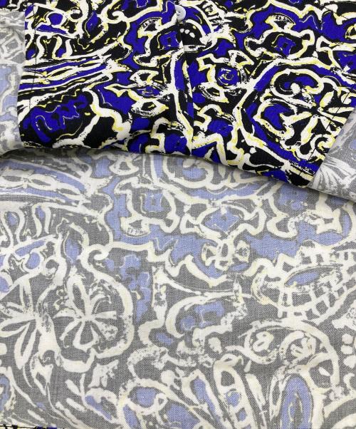 URBAN RESEARCH（アーバンリサーチ）URBAN RESEARCH (アーバンリサーチ) LONGCHAMP PRINT SHIRTS ネイビー×ブラック サイズ:L 未使用品の古着・服飾アイテム