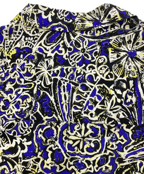 URBAN RESEARCH（アーバンリサーチ）URBAN RESEARCH (アーバンリサーチ) LONGCHAMP PRINT SHIRTS ネイビー×ブラック サイズ:L 未使用品の古着・服飾アイテム