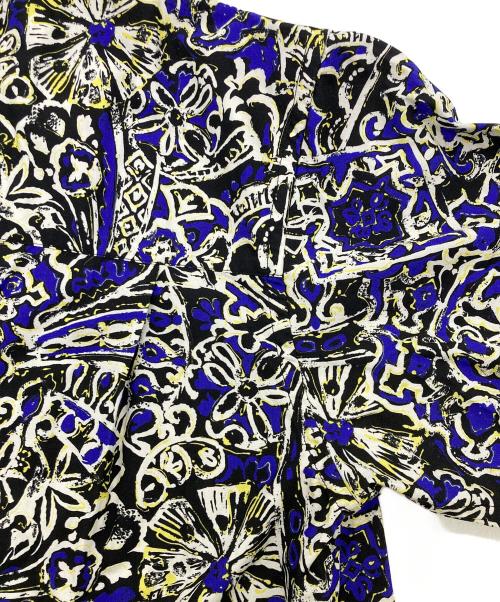 URBAN RESEARCH（アーバンリサーチ）URBAN RESEARCH (アーバンリサーチ) LONGCHAMP PRINT SHIRTS ネイビー×ブラック サイズ:L 未使用品の古着・服飾アイテム