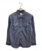 LEVI'Sリーバイス）の古着「ウエスタンシャツ」｜ネイビー