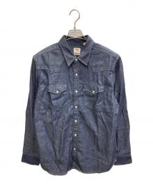 LEVI'S（リーバイス）の古着「ウエスタンシャツ」｜ネイビー