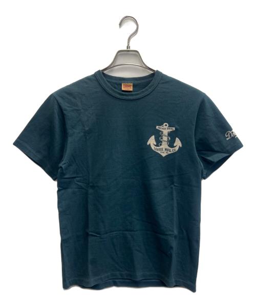 Deluxeware（デラックスウェア）DELUXEWARE (デラックスウェア) Tシャツ ブルー サイズ:Mの古着・服飾アイテム