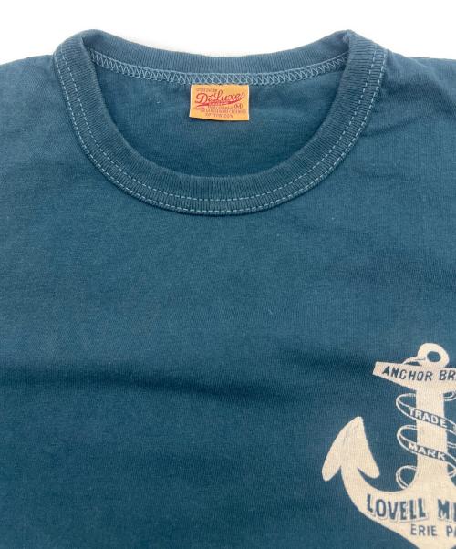 Deluxeware（デラックスウェア）DELUXEWARE (デラックスウェア) Tシャツ ブルー サイズ:Mの古着・服飾アイテム