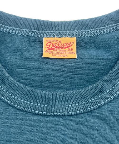 Deluxeware（デラックスウェア）DELUXEWARE (デラックスウェア) Tシャツ ブルー サイズ:Mの古着・服飾アイテム