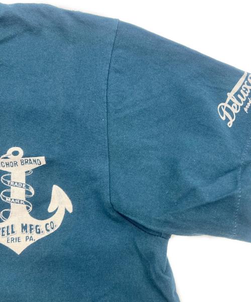 Deluxeware（デラックスウェア）DELUXEWARE (デラックスウェア) Tシャツ ブルー サイズ:Mの古着・服飾アイテム