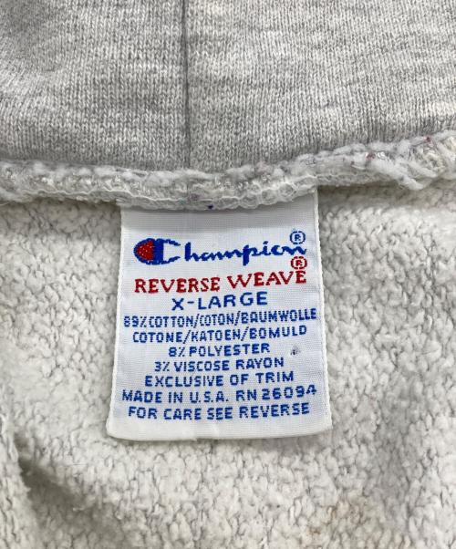 Champion（チャンピオン）Champion (チャンピオン) リバースウィーブスナップパーカー グレー サイズ:XLの古着・服飾アイテム