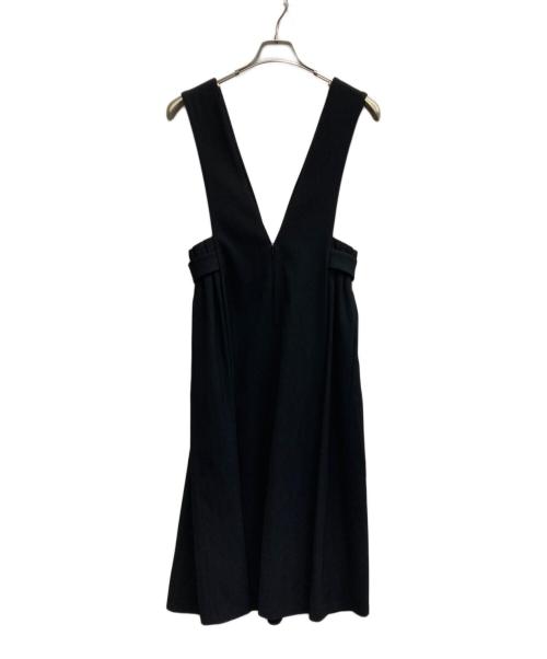 Aveniretoile（アベニールエトワール）Aveniretoile (アベニールエトワール) タックデザインジャンパースカート ブラック サイズ:size36の古着・服飾アイテム