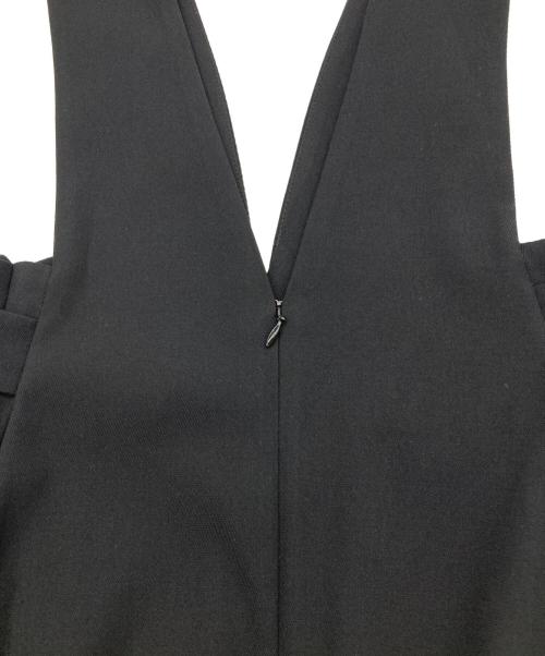 Aveniretoile（アベニールエトワール）Aveniretoile (アベニールエトワール) タックデザインジャンパースカート ブラック サイズ:size36の古着・服飾アイテム
