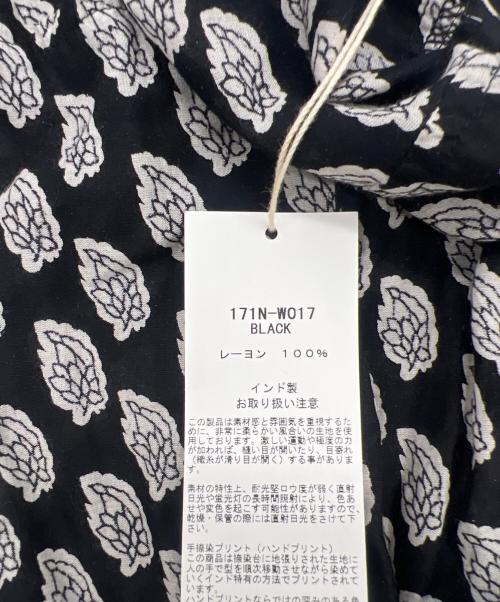 ne quittez pas（ヌキテパ）ne quittez pas (ヌキテパ) 総柄オールインワン ブラック サイズ:不明（記載無し） 未使用品の古着・服飾アイテム