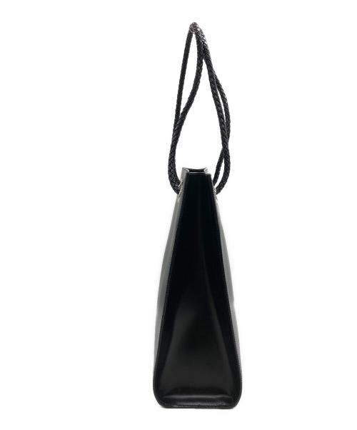 Cartier（カルティエ）Cartier (カルティエ) パンテールレザートートバッグ ブラックの古着・服飾アイテム