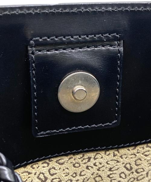 Cartier（カルティエ）Cartier (カルティエ) パンテールレザートートバッグ ブラックの古着・服飾アイテム