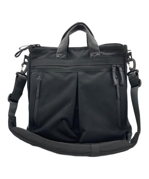 WHITEAGE（ホワイタージュ）WHITEAGE (ホワイタージュ) GEX HELMET BAG ブラックの古着・服飾アイテム