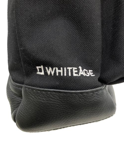 WHITEAGE（ホワイタージュ）WHITEAGE (ホワイタージュ) GEX HELMET BAG ブラックの古着・服飾アイテム