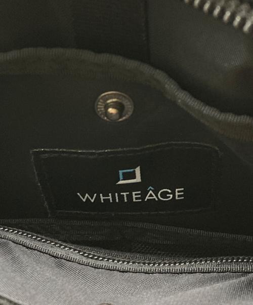 WHITEAGE（ホワイタージュ）WHITEAGE (ホワイタージュ) GEX HELMET BAG ブラックの古着・服飾アイテム