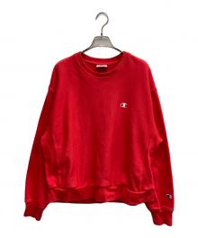 Champion（チャンピオン）の古着「リバースウィーブスウェット」｜レッド