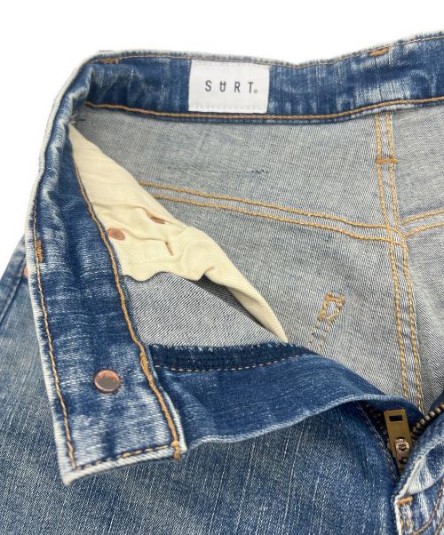 SURT（サート）SURT (サート) ルーズシルエットデニム バギーデニム パンツ インディゴ サイズ:00の古着・服飾アイテム