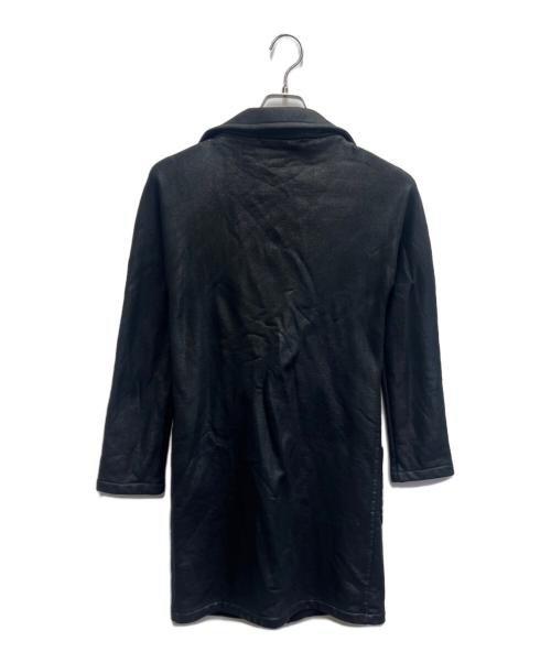 LIMI feu（リミフゥ）LIMI feu (リミフゥ) 加工ビックカラーコットンコート ブラック サイズ:Sの古着・服飾アイテム