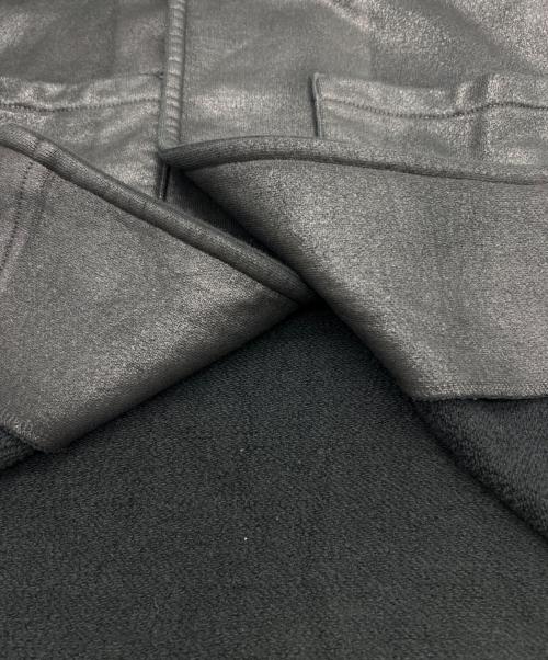 LIMI feu（リミフゥ）LIMI feu (リミフゥ) 加工ビックカラーコットンコート ブラック サイズ:Sの古着・服飾アイテム