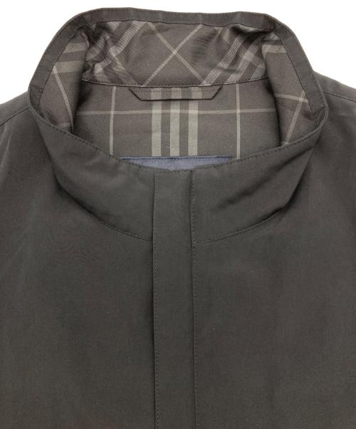 BURBERRY GOLF（バーバリーゴルフ）BURBERRY GOLF (バーバリーゴルフ) 刺繍ロゴフルジップベスト ブラック サイズ:LLの古着・服飾アイテム