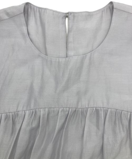 anuans（アニュアンス）anuans (アニュアンス) テンセルリッチオーガンティアードワンピース ホワイト サイズ:size1の古着・服飾アイテム