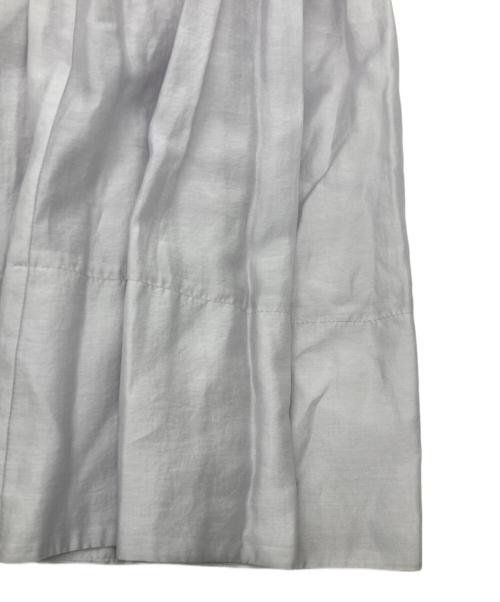anuans（アニュアンス）anuans (アニュアンス) テンセルリッチオーガンティアードワンピース ホワイト サイズ:size1の古着・服飾アイテム