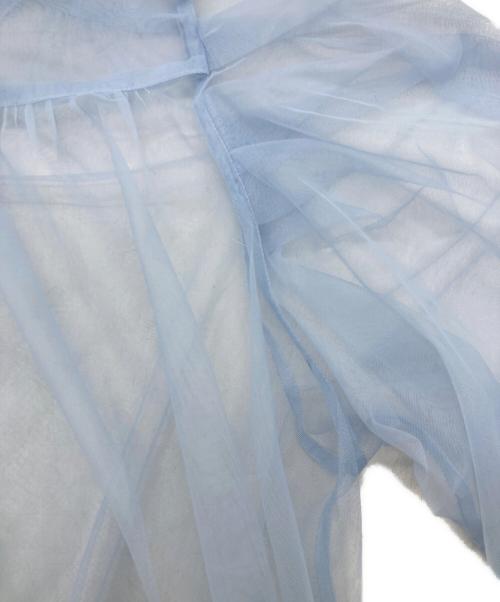 SLOBE citron（スローブシトロン）SLOBE citron (スローブシトロン) チュールエアーシャツ スカイブルー サイズ:不明の古着・服飾アイテム