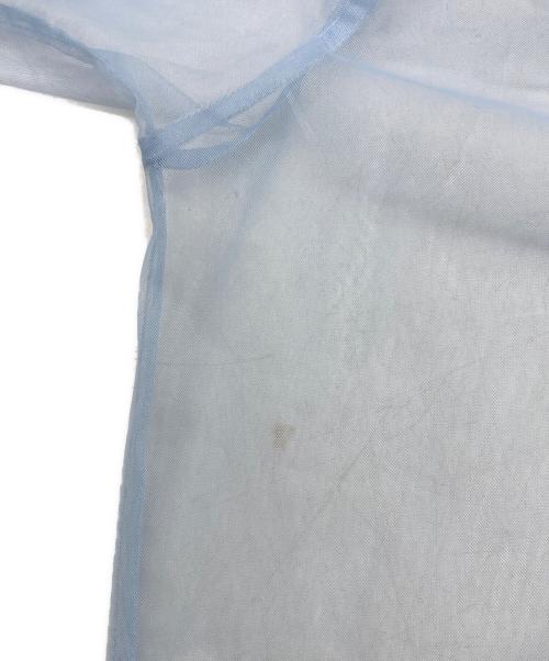 SLOBE citron（スローブシトロン）SLOBE citron (スローブシトロン) チュールエアーシャツ スカイブルー サイズ:不明の古着・服飾アイテム
