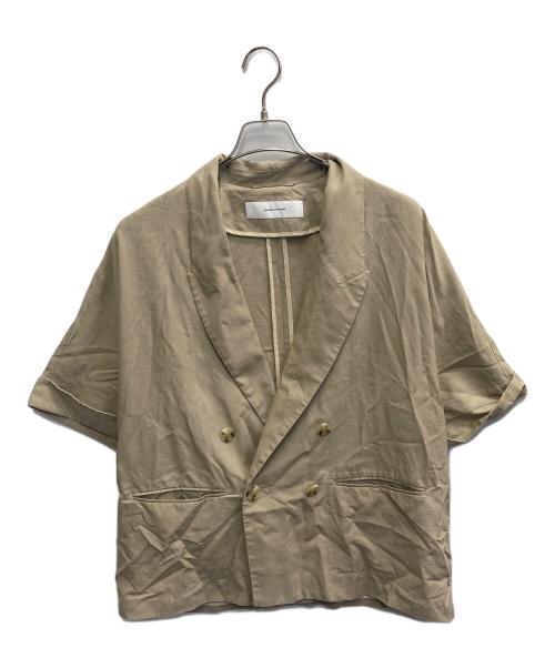 JOURNAL STANDARD（ジャーナルスタンダード）JOURNAL STANDARD (ジャーナルスタンダード) 26SS リネンライクロングスラブジャケット ブラウン サイズ:FREEの古着・服飾アイテム
