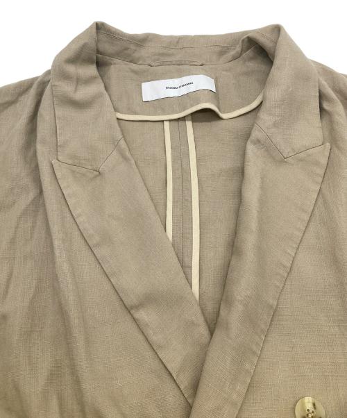JOURNAL STANDARD（ジャーナルスタンダード）JOURNAL STANDARD (ジャーナルスタンダード) 26SS リネンライクロングスラブジャケット ブラウン サイズ:FREEの古着・服飾アイテム