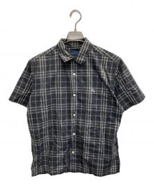 BURBERRY BLUE LABEL（バーバリー ブルー レーベル）の古着「チェックシャツ」｜ブラック