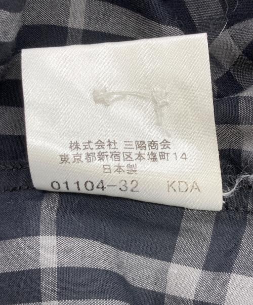 BURBERRY BLUE LABEL（バーバリー ブルー レーベル）BURBERRY BLUE LABEL (バーバリー ブルー レーベル) チェックシャツ ブラック サイズ:Mの古着・服飾アイテム