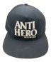 中古・古着 ANTIHERO (アンタイヒーロー) 90sメッシュキャップ ブラック×ホワイト サイズ:不明：10000円