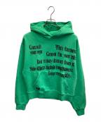 ANTIMIDアンチミッド）の古着「BIG LOGO HOODIE」｜グリーン