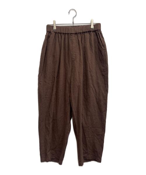 journal standard luxe（ジャーナルスタンダード ラックス）journal standard luxe (ジャーナルスタンダード ラックス) LCワッシャー イージーパンツ ブラウン サイズ:FREEの古着・服飾アイテム