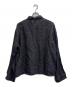 MAISON DE SOIL HOMME (メゾンドソイルオム) LINEN OVERDYE WORK JACKET ブラック サイズ:3：12000円