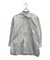 YAECA（ヤエカ）の古着「CANVAS DESIGN LONG P/O SHIRT」｜ホワイト×グレー