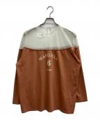 MM6 Maison Margielaエムエムシックスメゾンマルジェラ）の古着「Mannequin print T-shirt」｜ブラウン