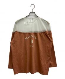 MM6 Maison Margiela（エムエムシックスメゾンマルジェラ）の古着「Mannequin print T-shirt」｜ブラウン