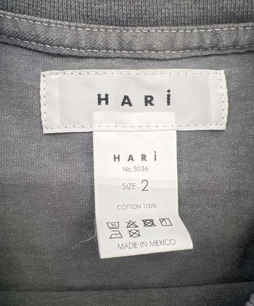 HaRi（ハリ）HARi (ハリ) SMILE Tシャツ グレー サイズ:2の古着・服飾アイテム