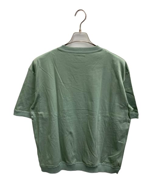 EDIFICE by PIPPIOLINO（エディフィス バイ ピッピオリーノ）EDIFICE by PIPPIOLINO (エディフィス バイ ピッピオリーノ) 26SS　コットン ジャージー クルーネック グリーン サイズ:Lの古着・服飾アイテム
