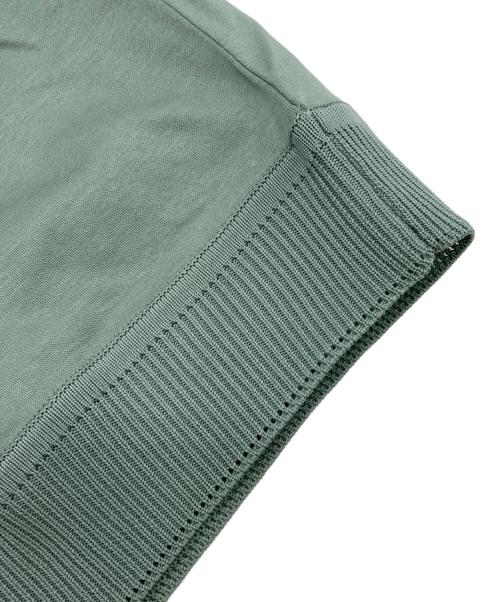 EDIFICE by PIPPIOLINO（エディフィス バイ ピッピオリーノ）EDIFICE by PIPPIOLINO (エディフィス バイ ピッピオリーノ) 26SS　コットン ジャージー クルーネック グリーン サイズ:Lの古着・服飾アイテム