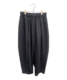 journal standard luxe（ジャーナルスタンダード ラックス）の古着「ダブルフェイス カームパンツ」｜ネイビー